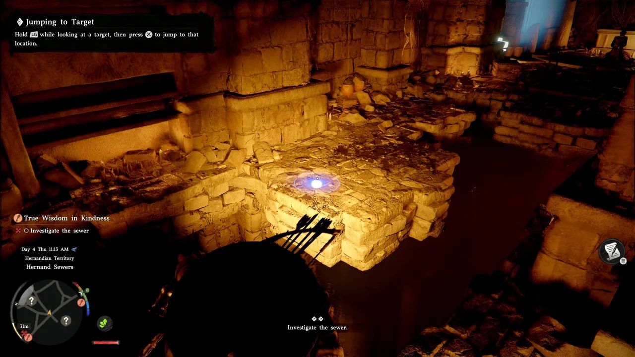 В самом конце этого неприметного коридора вы обнаружите свой первый настоящий сундук с сокровищами (Treasure Chest)