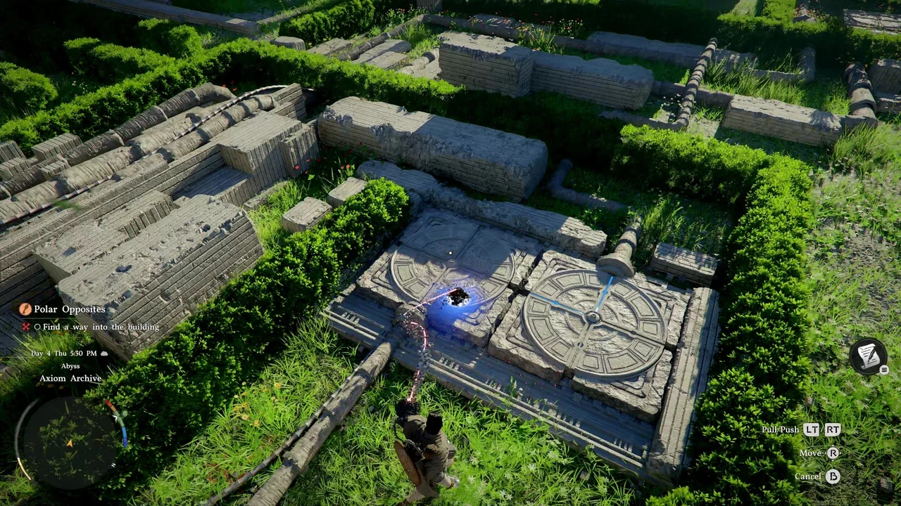 Это мощный телекинетический навык, позволяющий двигать предметы и решать сложные загадки