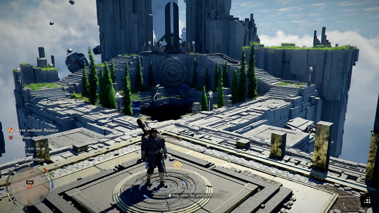 Ваша следующая цель — переместить парящее энергетическое ядро (Floating power core) к потухшему фонарю