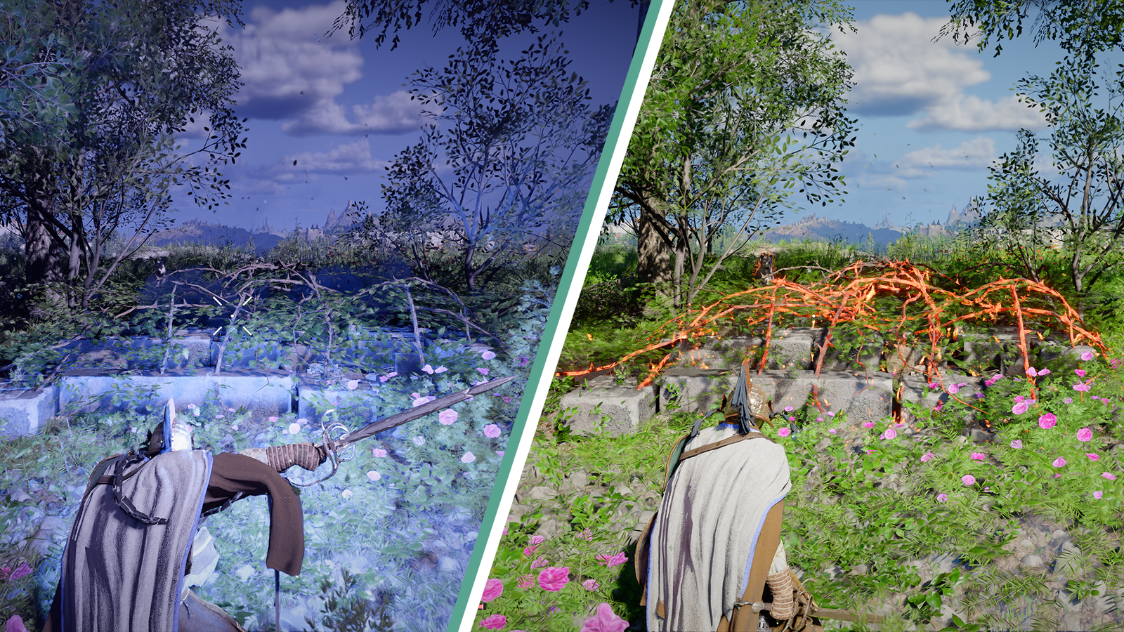 Слепящую вспышку можно использовать для сжигания лоз (You Can Use Blinding Flash to Burn Vines)