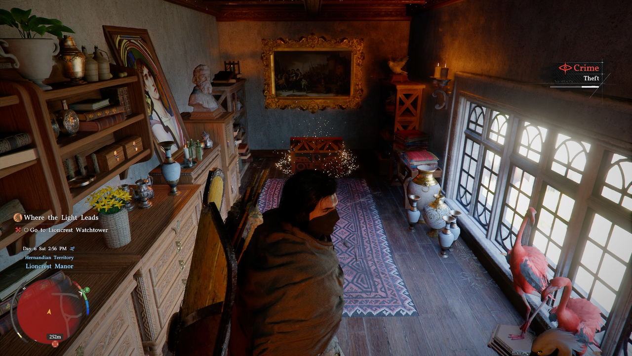 Внутри вас ждет целая гора оружейных ящиков и сияющий сундук с сокровищами