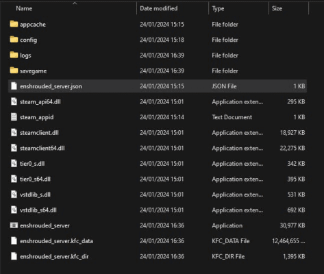 Enshrouded Dedicated Server в Steam - локальные файлы Enshrouded Dedicated Server в Steam - локальные файлы
