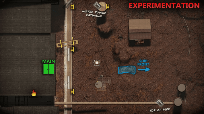 Планирование на карте Lethal Company Планирование на карте Lethal Company