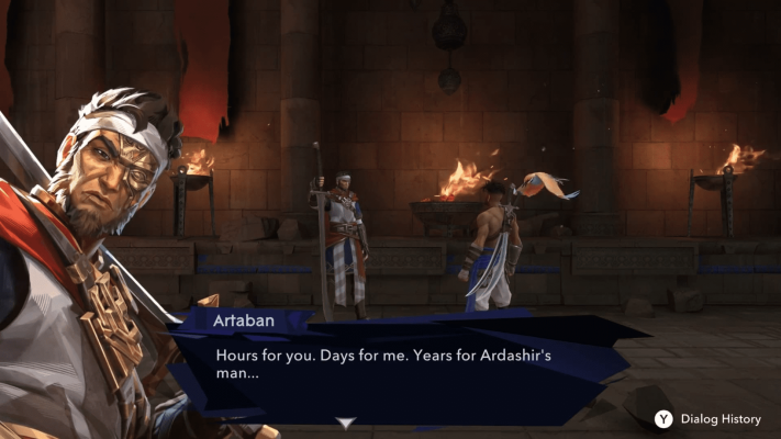 Пример диалогов Prince of Persia: The Lost Crown Пример диалогов Prince of Persia: The Lost Crown