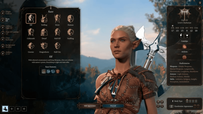 Эльф Baldur's Gate 3 Эльф Baldur's Gate 3