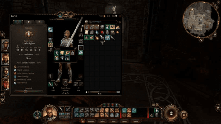 Удобное отображение вещей которые могут носить ваши персонажи Baldur's Gate 3 Удобное отображение вещей которые могут носить ваши персонажи Baldur's Gate 3