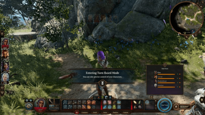 Переход в пошаговый режим Baldur's Gate 3 Переход в пошаговый режим Baldur's Gate 3