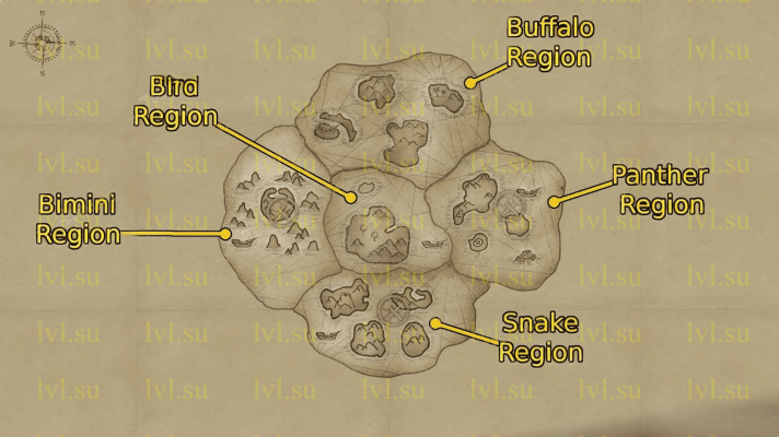 Глобальная карта Survival: Fountain of Youth Глобальная карта Survival: Fountain of Youth