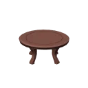 Круглый стол из красного кедра