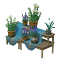 Цветочный декор для пассажа