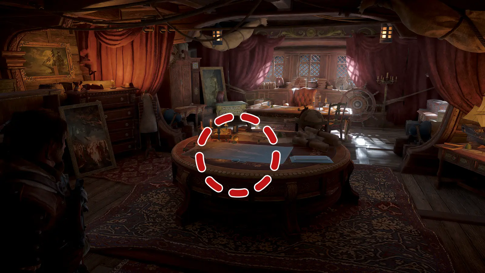 В каюте открывается Флот Кенуэя (Kenway's Fleet)