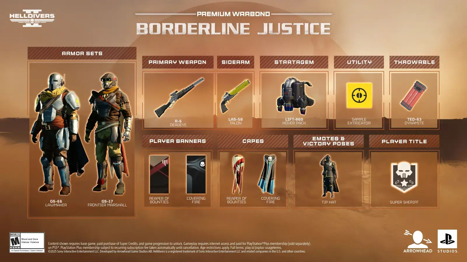 Обзор содержимого варбонда Borderline Justice