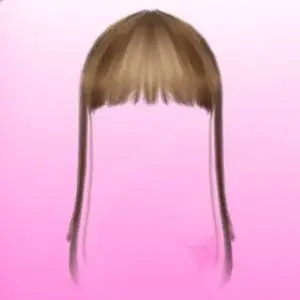 Чёлка с длинными передними прядями (Bangs With Long Front Pieces)
