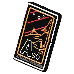 Иконка неоновой вывески ASO