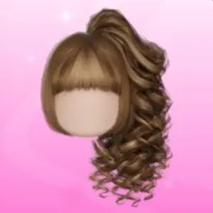 Кудрявый боковой хвост (Curly Side Ponytail)