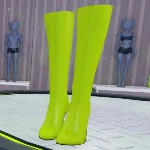 Зелёные туфли brat (brat Green Heels)