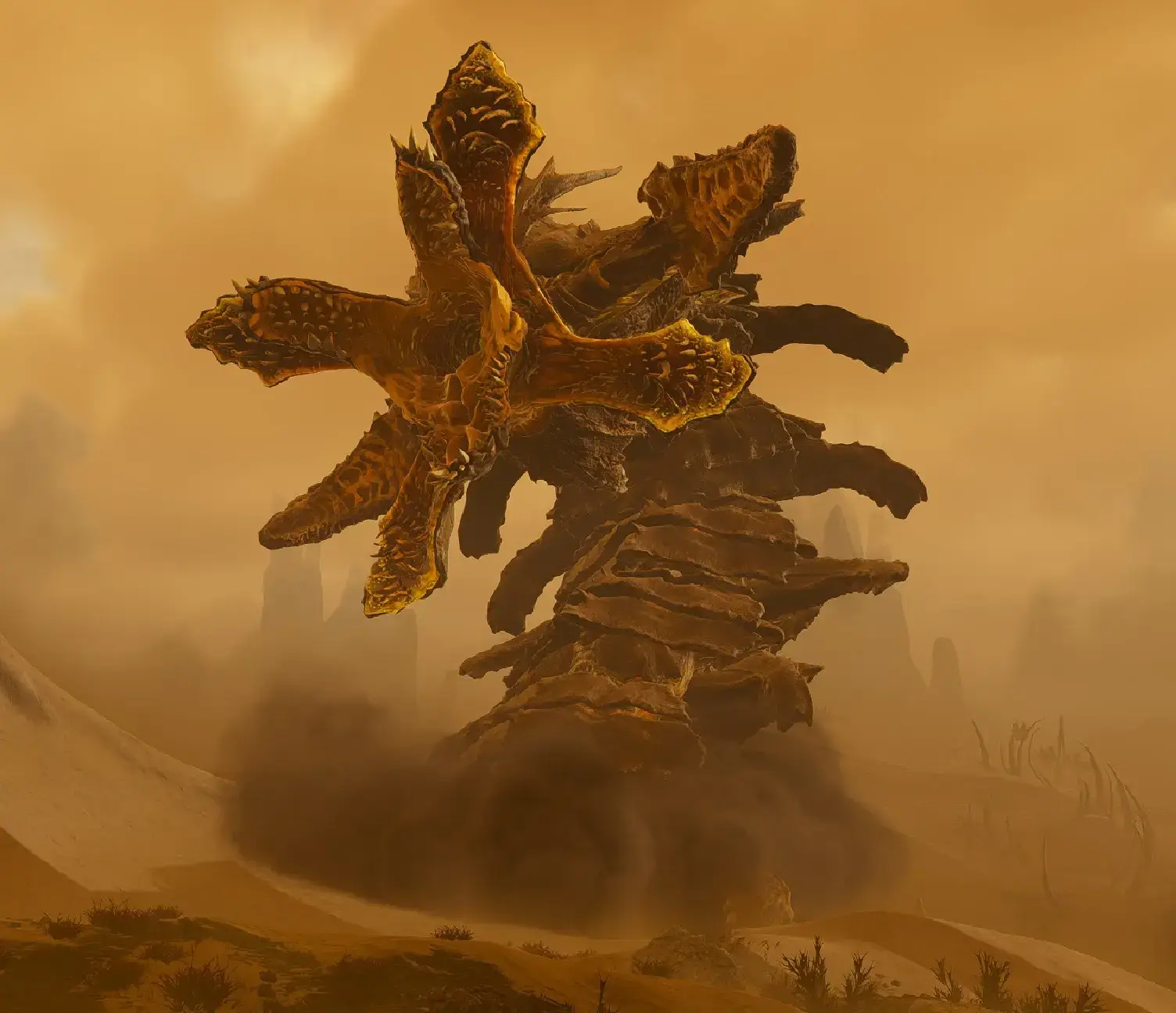 Колоссальный Hive Lord — он пробивает кору планеты, освобождая место для ульев терминидов