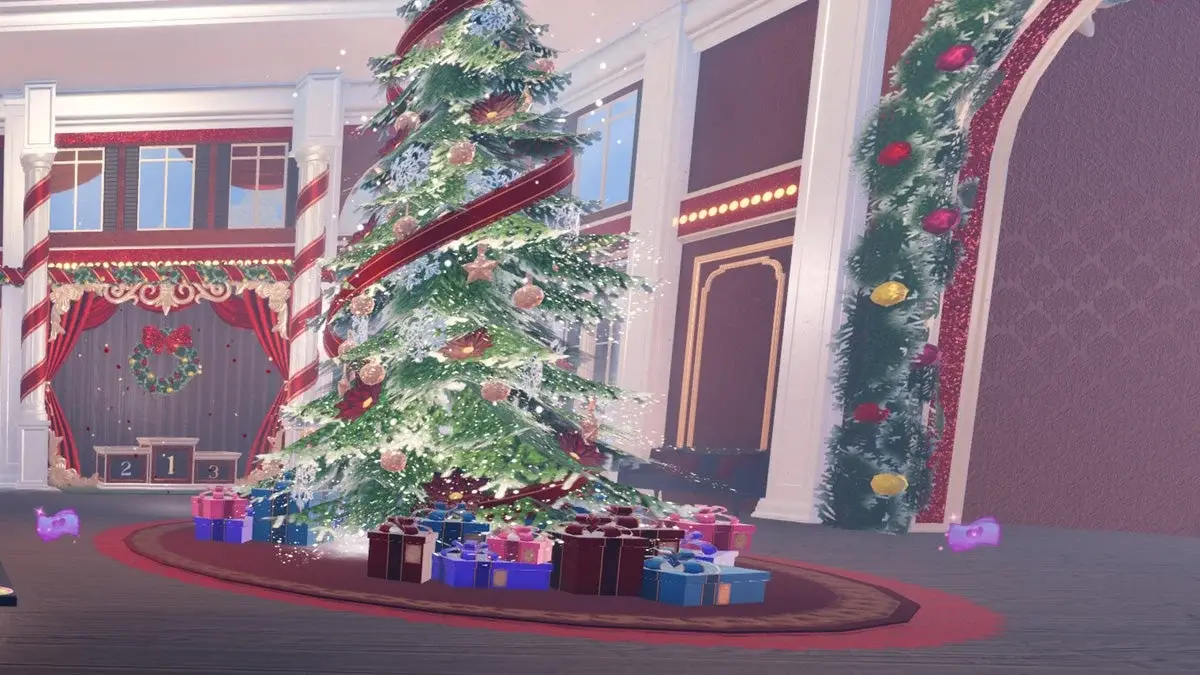 Рождественское лобби Dress to Impress