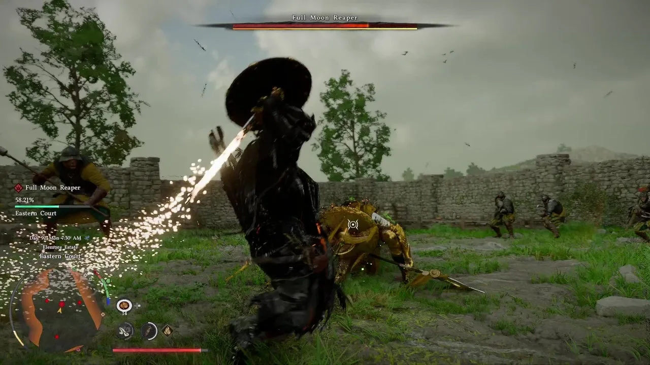 Turning Slash после стаггера