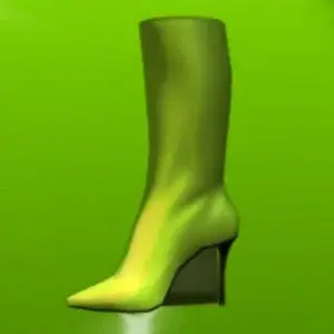 Зелёные туфли brat (Green brat Heels)