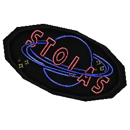 Неоновая вывеска STOLAS (STOLAS Neon Sign)