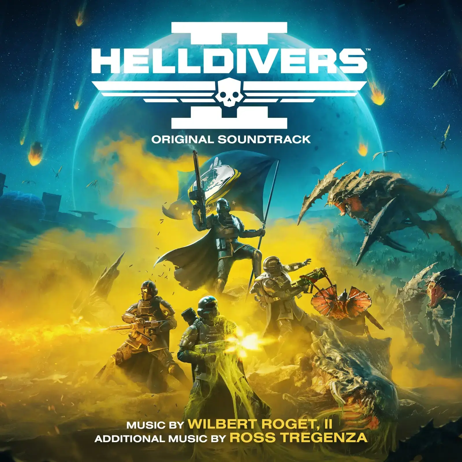 Обложка альбома с саундтреком Helldivers 2