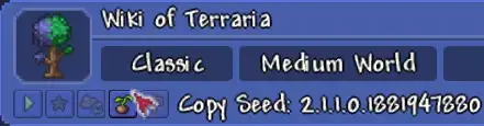 Зерно мира (World Seed) в Terraria