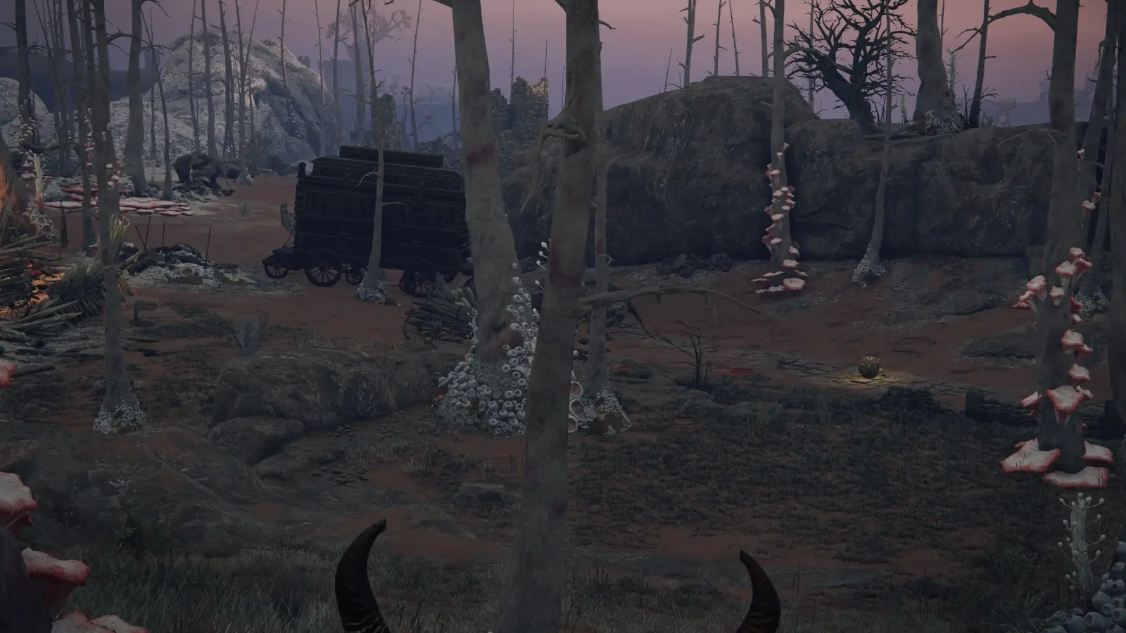 Скарабей у разрушенной стоянки (Ruined Campsite)